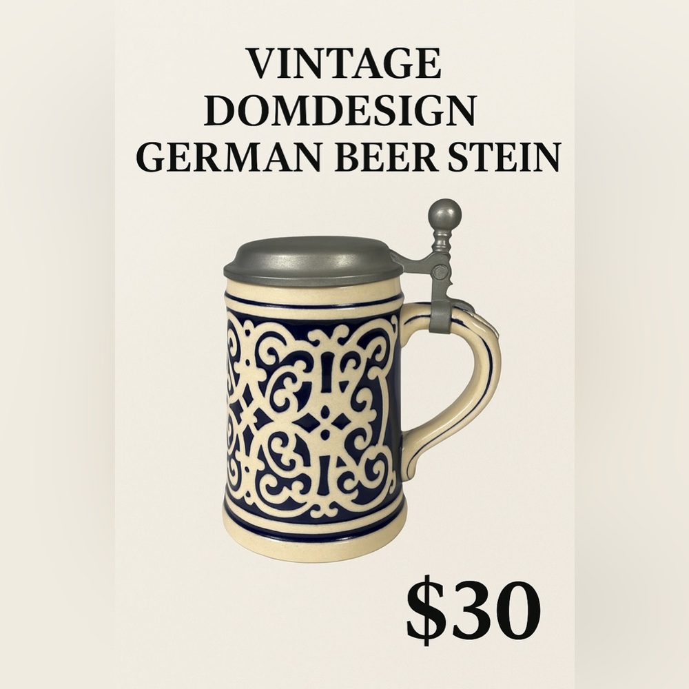Vintage Domdesign German Beer Stein